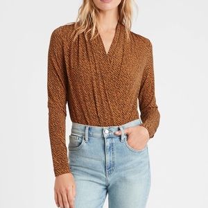 Banana Republic Wrap-Front Thong Bodysuit